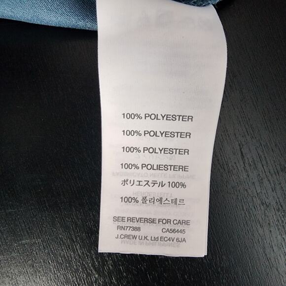 J. Crew Stone Blue Dolphin Cut Elastic Waist Athletic Shorts | Women's 16 - Picture 7 of 8